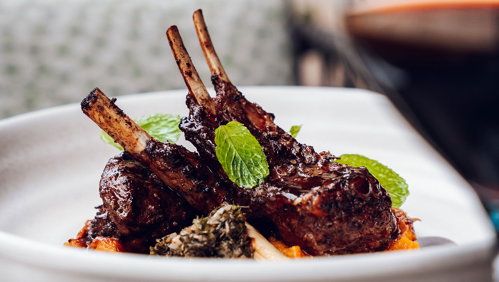 Coffee-Rubbed Lamb Rack