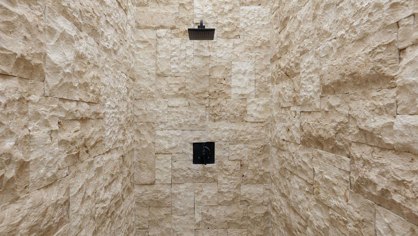 Shower in Beachfront Penthouse at Kimpton Grand Roatan Resort