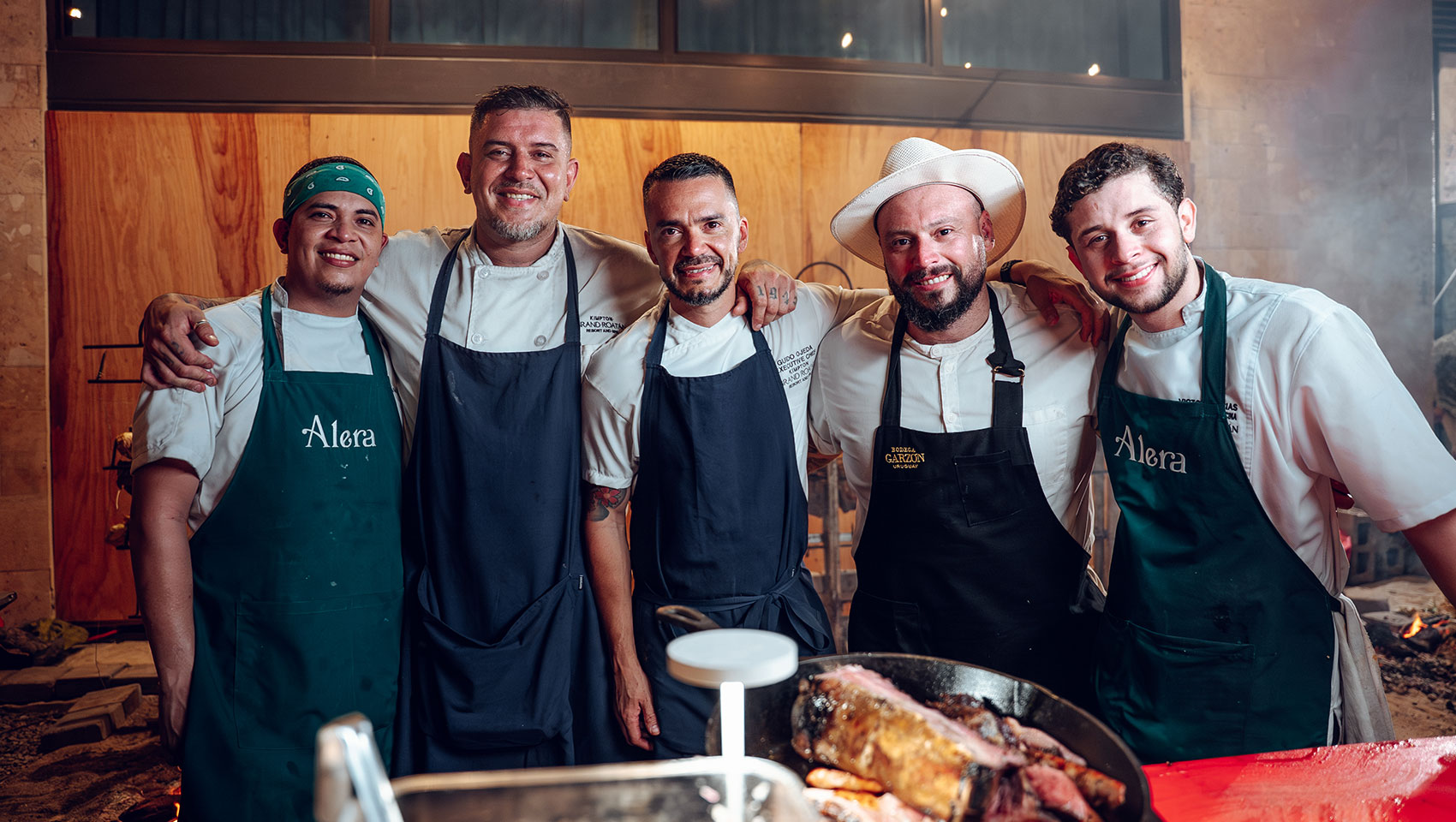 the chefs that worked at Guest Chef series at Kimpton Grand Roatan Resort