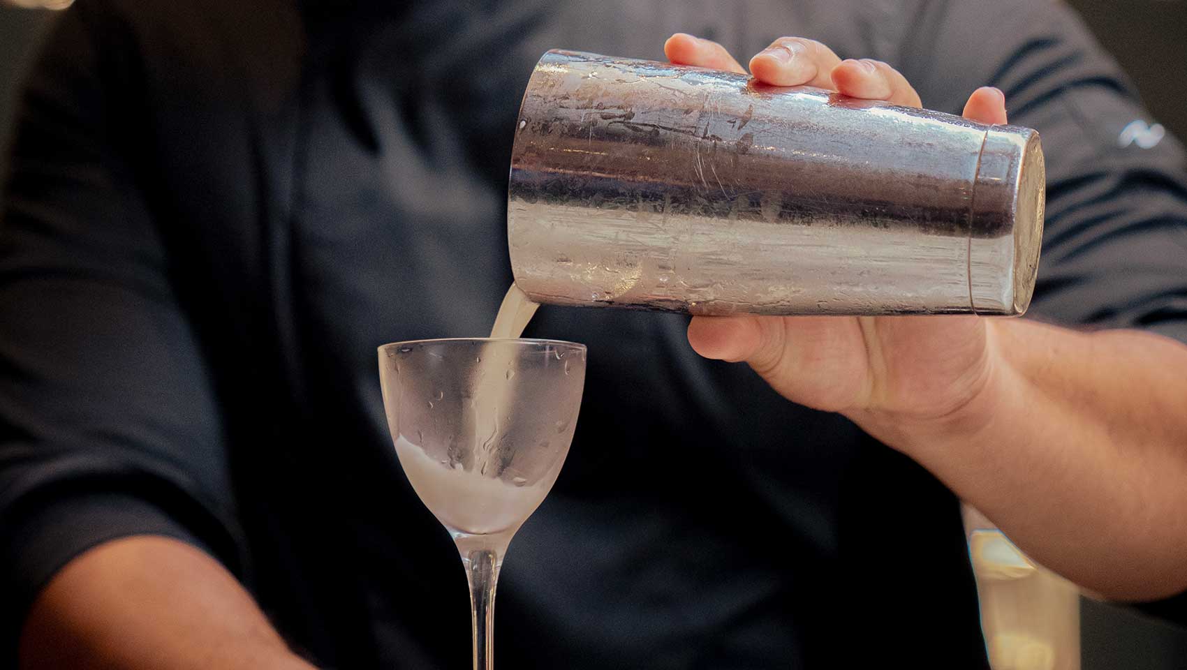 Drink pour at Guest Chef Series