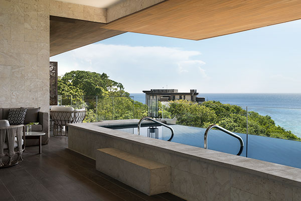 Presidential Suite view from the private balcony at Kimpton Grand Roatan Resort