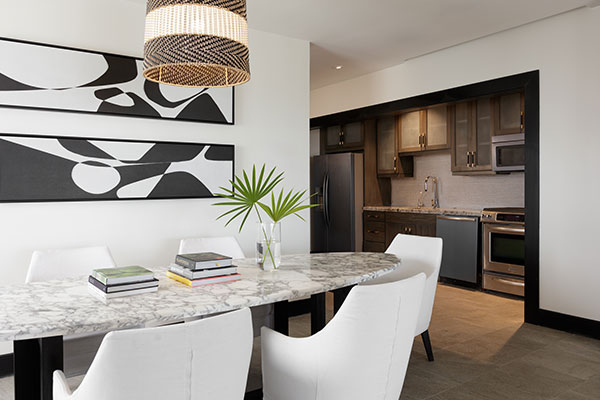 Grand Roatan One Bedroom Premium Villa Suite Dining Room