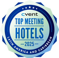 Cvent Top Latin America and Caribbean Meeting Hotels 2025 badge
