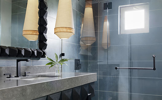 One Bedroom Premium Villa Suite bathroom with view of sink and shower